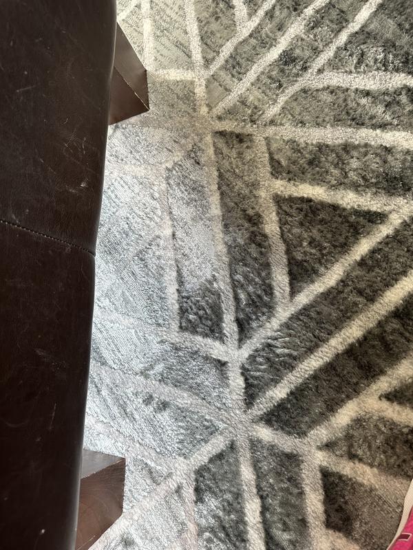 Customer photo for review titled "Very shiny and color varies"