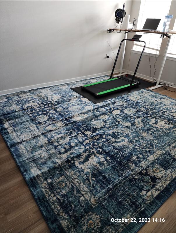 Customer photo for review titled "Perfect rug"