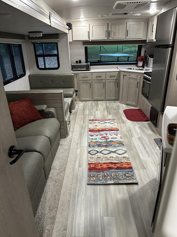 Customer photo for review titled "Brightens up our RV!!"