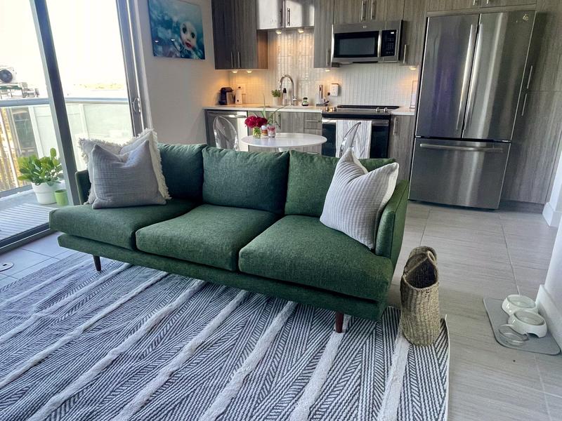 Customer photo for review titled "High-Quality Rug That Transformed My Space"