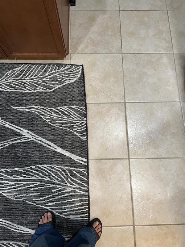 Customer photo for review titled "Nice rug  indoor or out!"