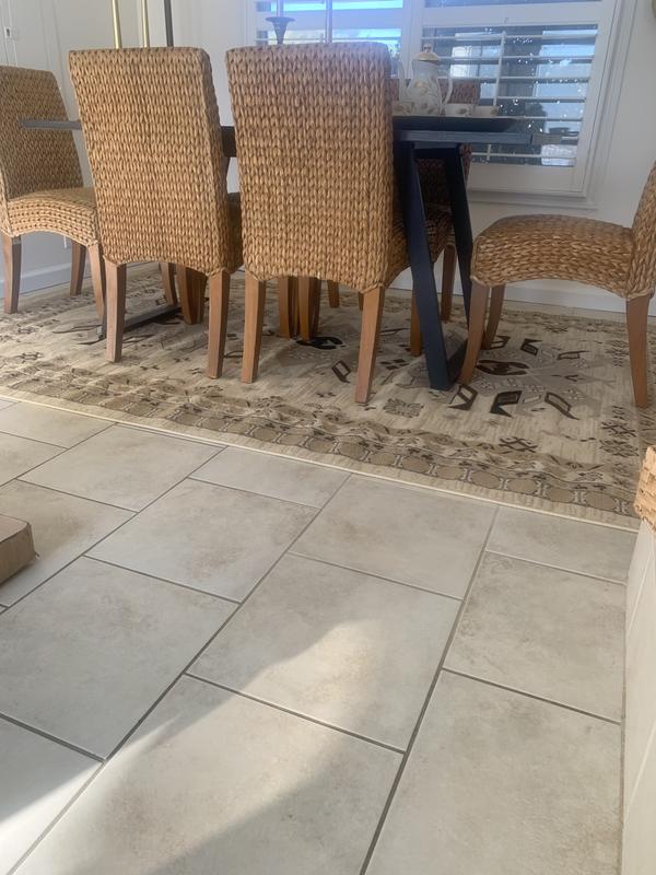 Customer photo for review titled "Dining room rug"