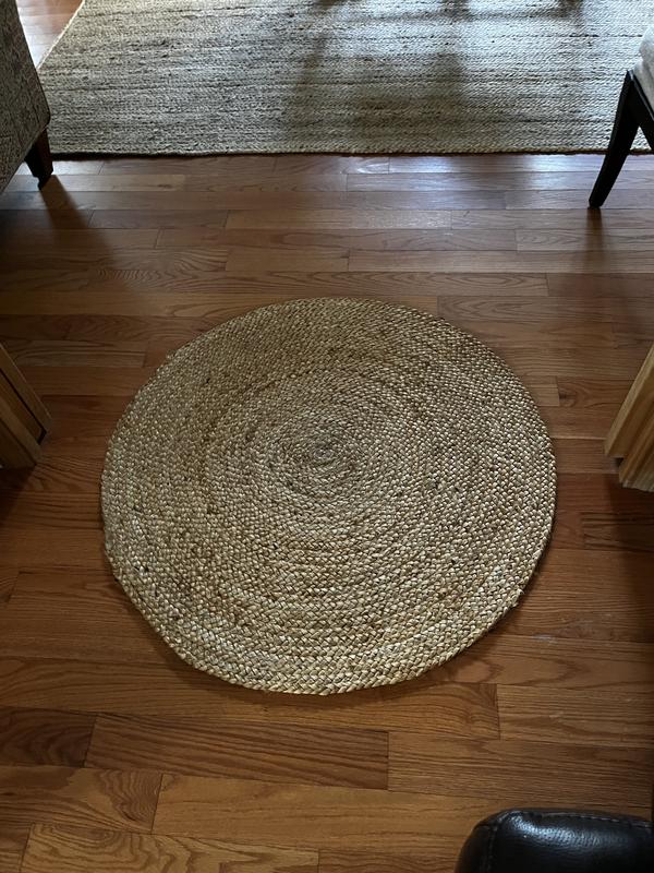 Customer photo for review titled "Jute rug"