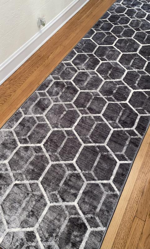 Customer photo for review titled "This is the softest coziest rug! Love it."