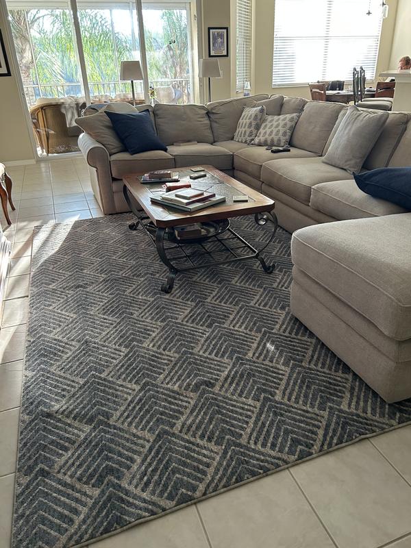 Customer photo for review titled "New condo new rug"