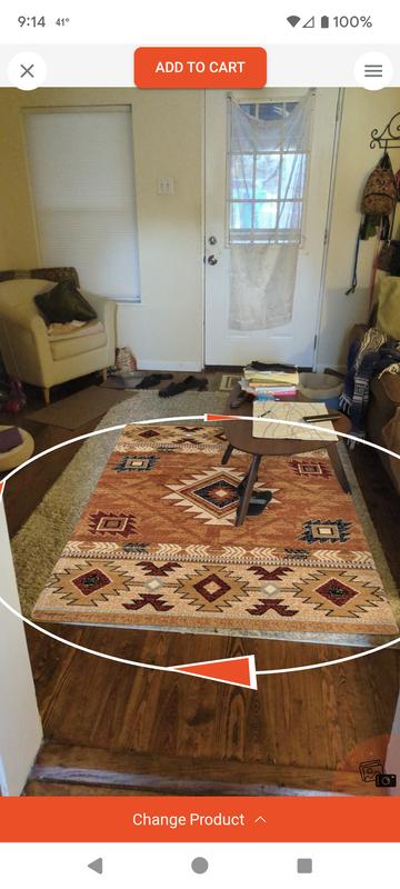 Customer photo for review titled "Color not close to picture"