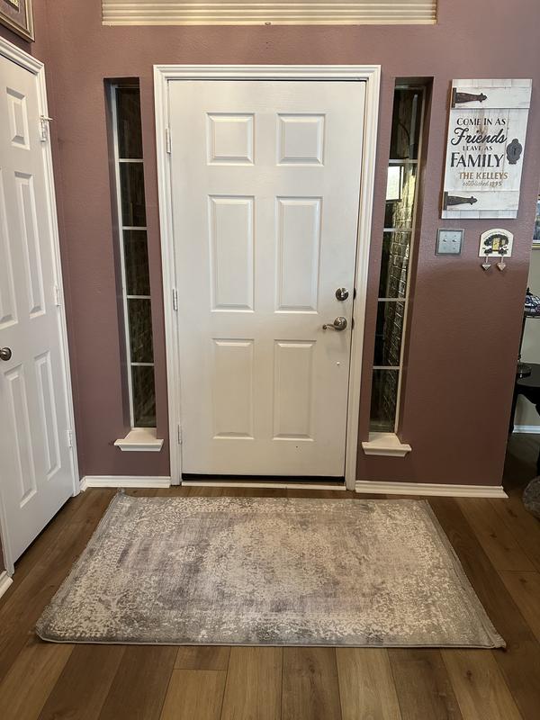 Customer photo for review titled "Pretty Purple Entry Way"