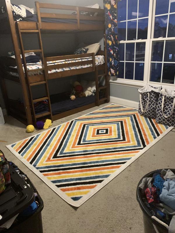 Customer photo for review titled "Perfect rug"