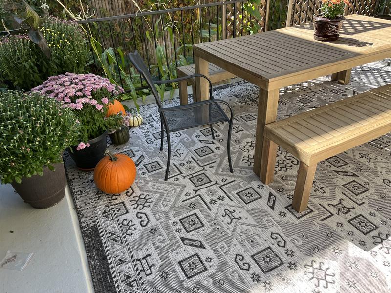 Customer photo for review titled "Perfect for a large patio"