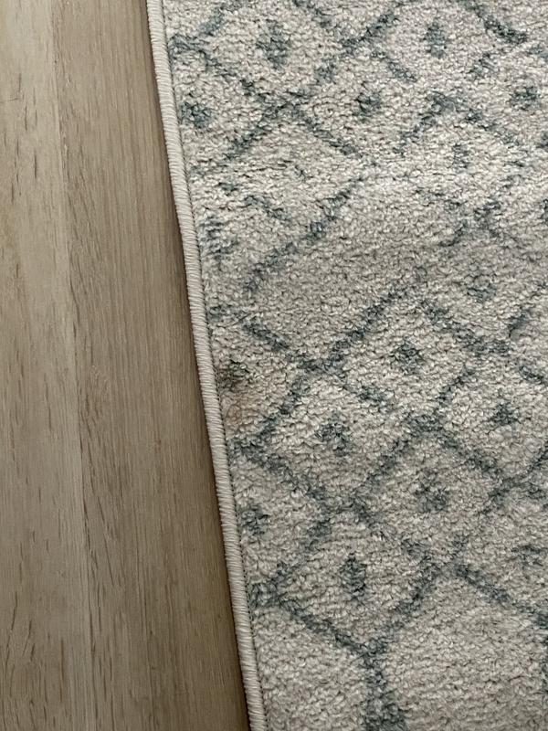 Customer photo for review titled "Nice but brown stairs"