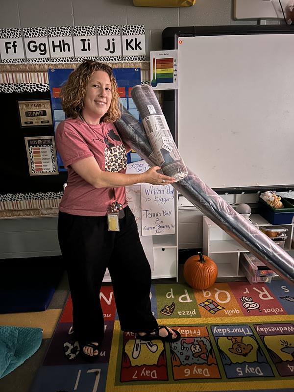 Customer photo for review titled "Paying it Floorward Giveaway"