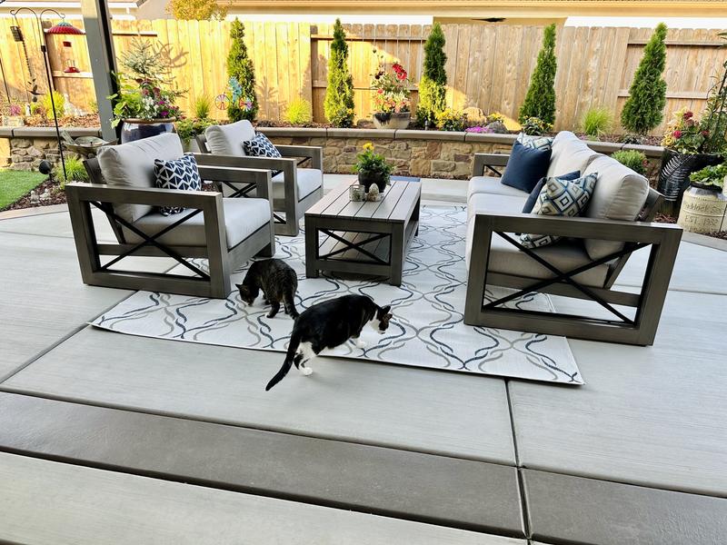 Customer photo for review titled "Perfect colors and pattern"