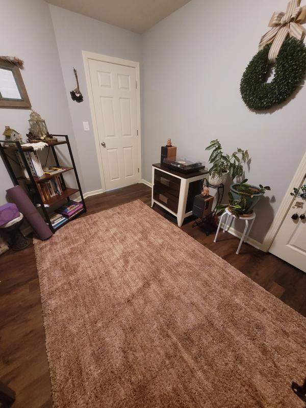 Customer photo for review titled "Beautiful shag carpet"