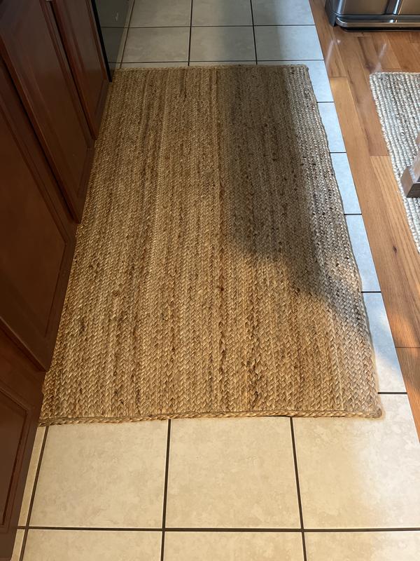 Customer photo for review titled "Jute rug"