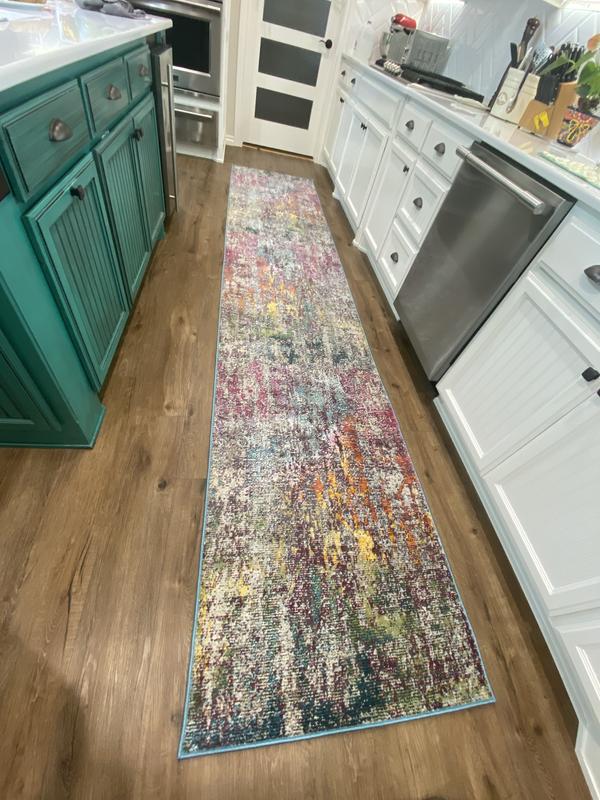 Customer photo for review titled "Perfect kitchen runner"