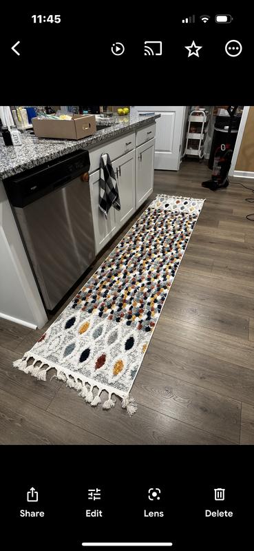 Customer photo for review titled "We love this rug!"