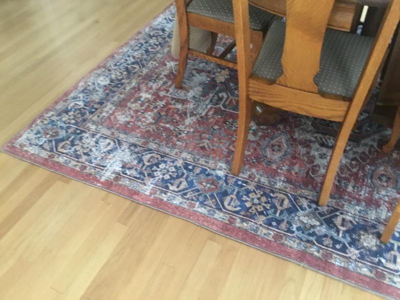 Customer photo for review titled "Beautiful yara rug"