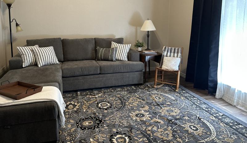Customer photo for review titled "Love this rug!!"