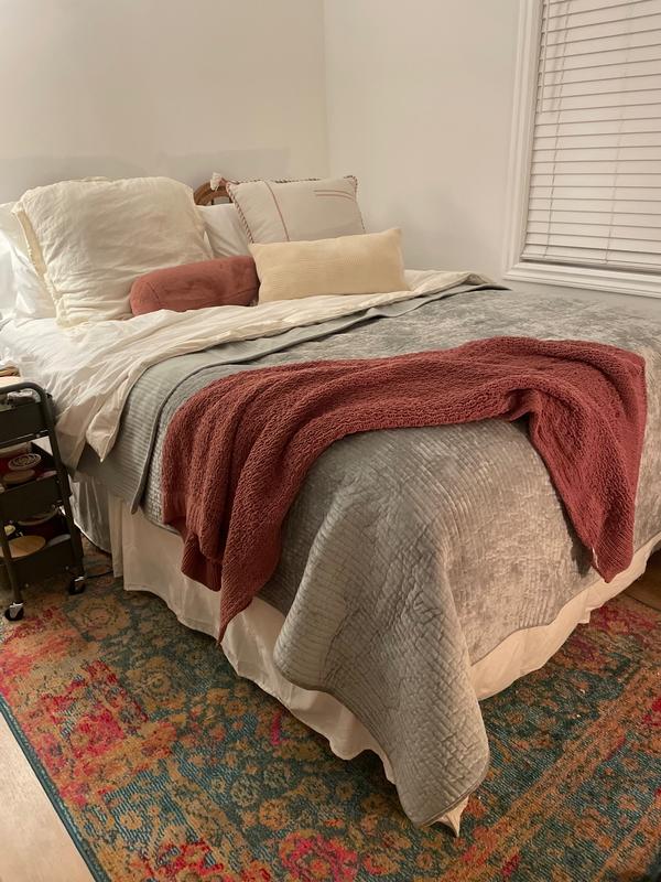 Customer photo for review titled "Bright bold and beautiful rug"