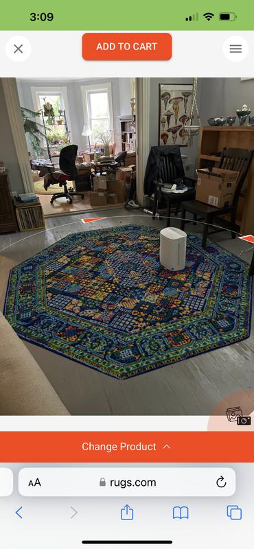 Customer photo for review titled "Really ties the room together"