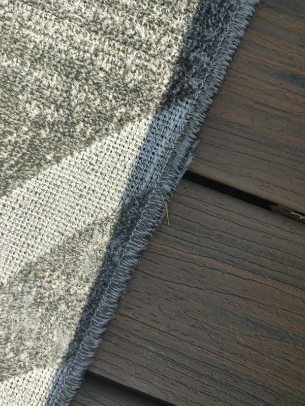 Customer photo for review titled "horrible quality"