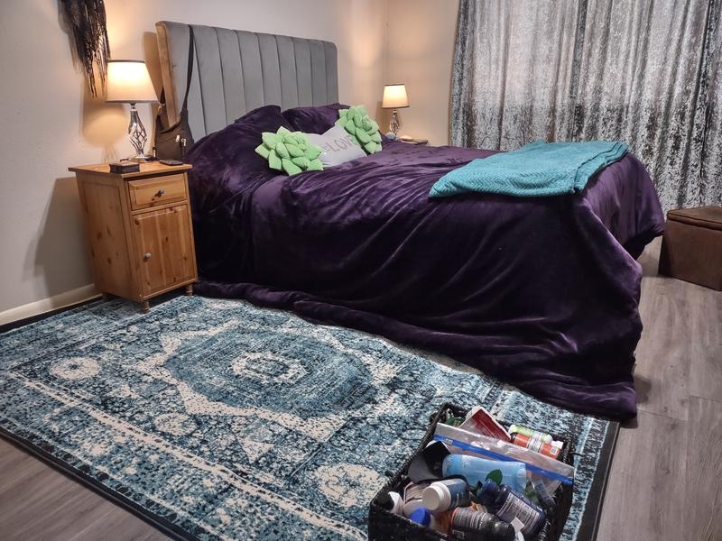 Customer photo for review titled "I am in love with this rug!"