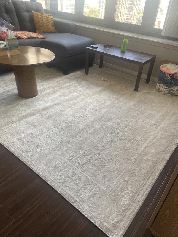 Customer photo for review titled "Good rug website could make design clearer."