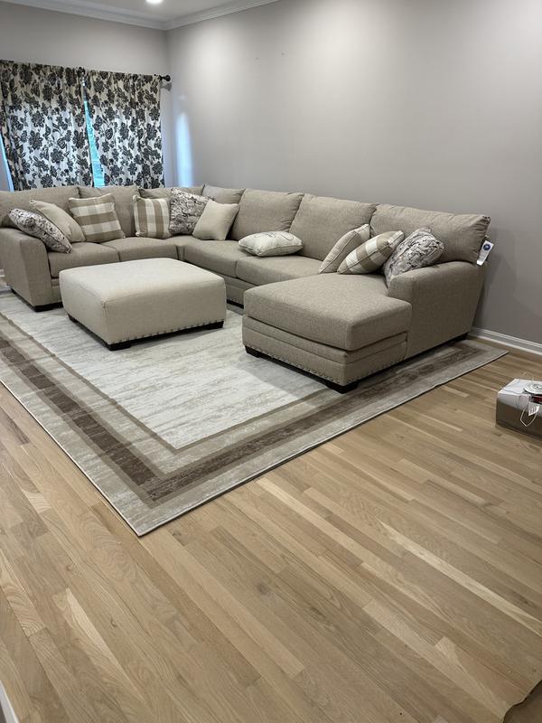 Customer photo for review titled "Beautiful neutral rug"