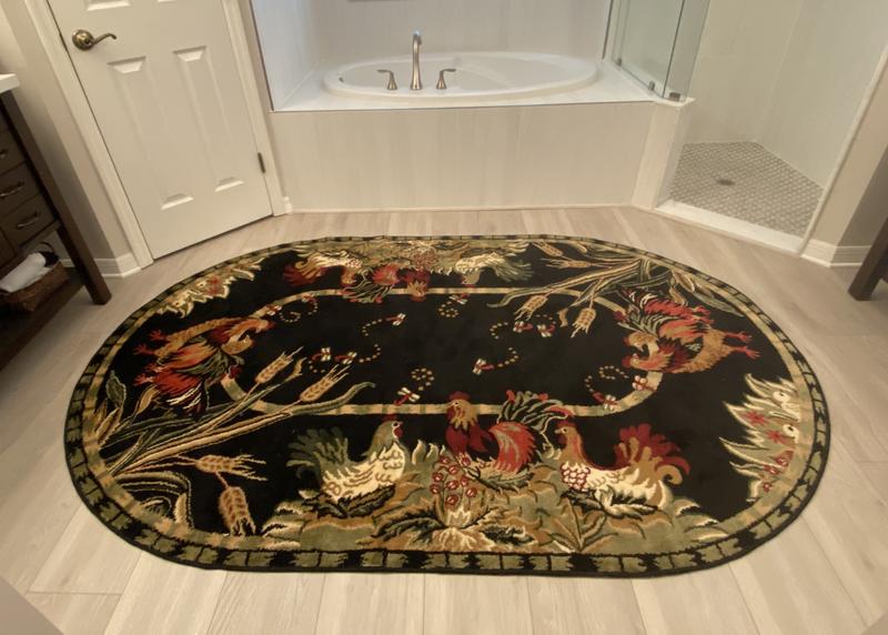Customer photo for review titled "Beautiful rug"