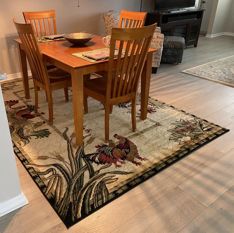 Customer photo for review titled "Love this rug!"