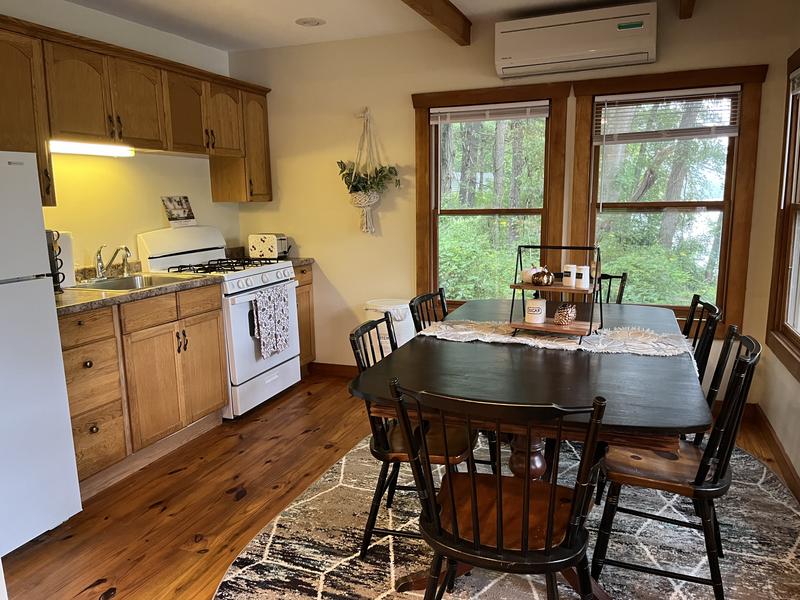 Customer photo for review titled "Dining table rug"