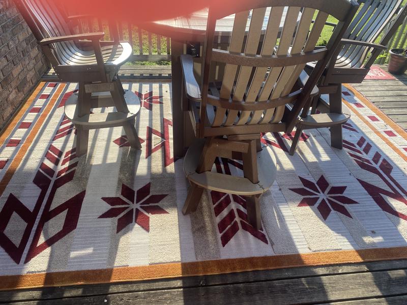 Customer photo for review titled "Vibrant color"