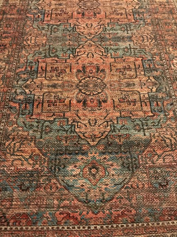 Customer photo for review titled "Washable Maahru runner rug"
