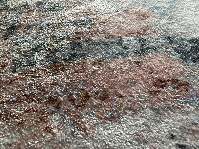 Customer photo for review titled "Round washable rug"