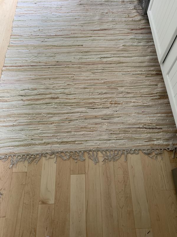 Customer photo for review titled "Rug works"