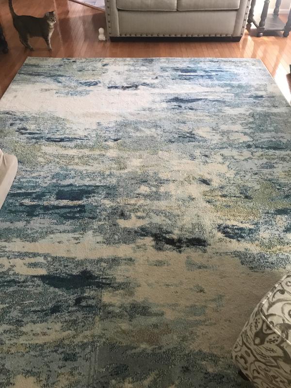 Customer photo for review titled "Beautiful carpet !"