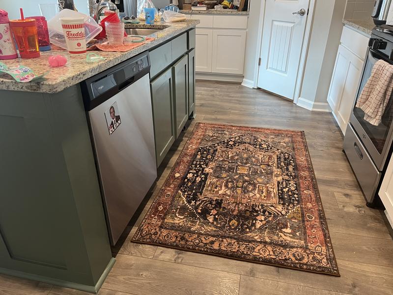 Customer photo for review titled "Great quality and beautiful rug!"