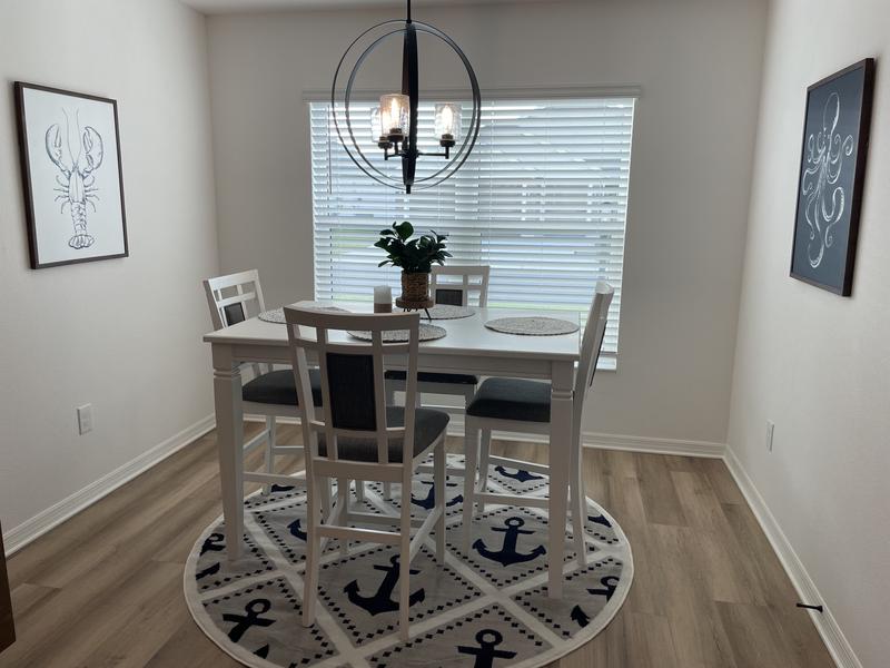 Customer photo for review titled "Love my new rugs. Look just as described"