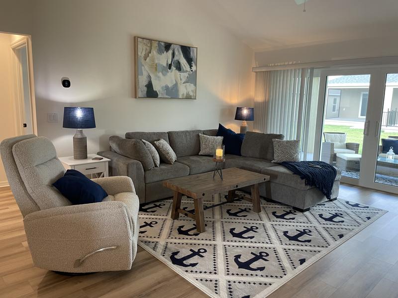 Customer photo for review titled "Love my new rugs. Look just as described"