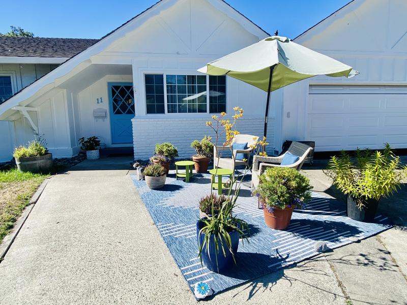 Customer photo for review titled "Received different pattern but great rug"