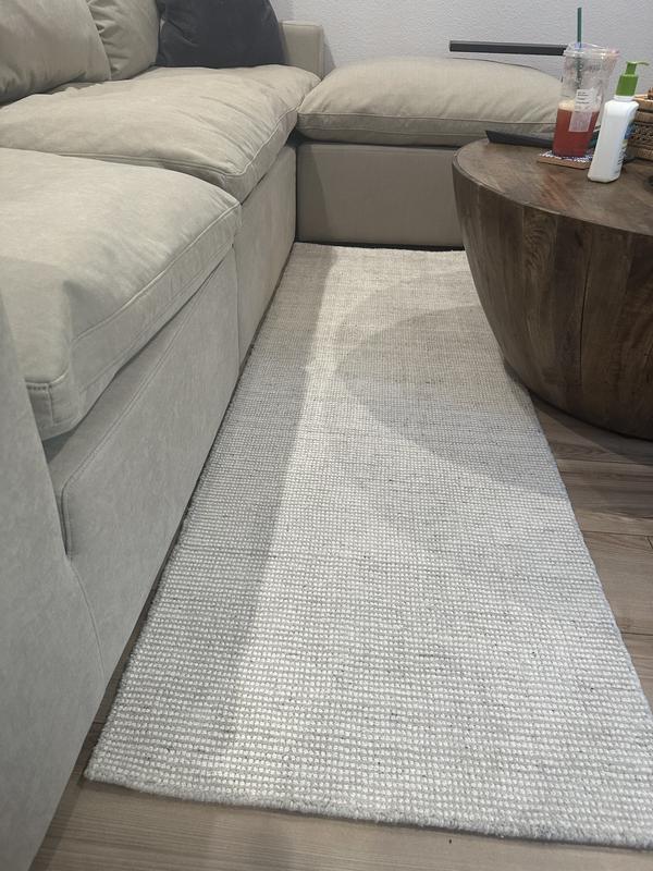 Customer photo for review titled "Perfect non slip cushy rug pad!"