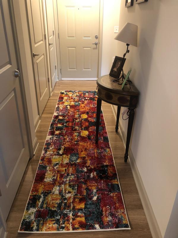 Customer photo for review titled "Rug Liner"