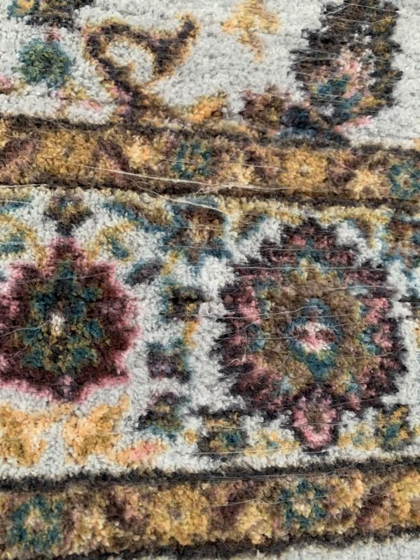 Customer photo for review titled "Soft Beautiful but poor quality"