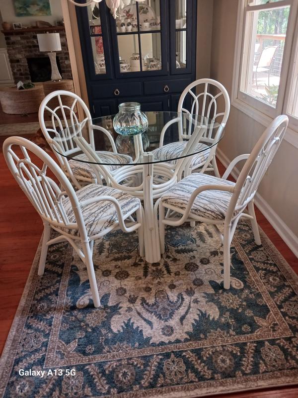 Customer photo for review titled "Beautiful 5x8 Viola rug"