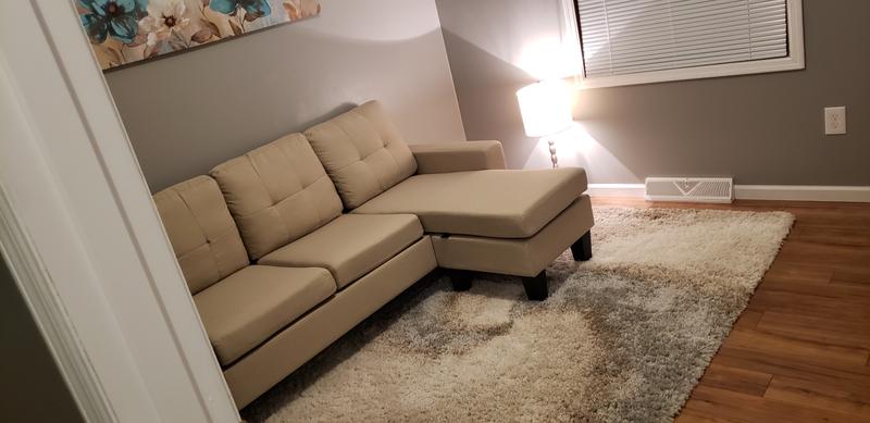 Customer photo for review titled "Great area rug for small nursery bedroom. I ❤️ it"