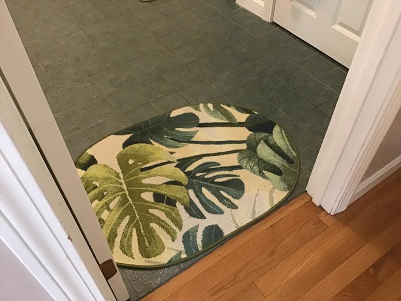 Customer photo for review titled "Great hallway rug"