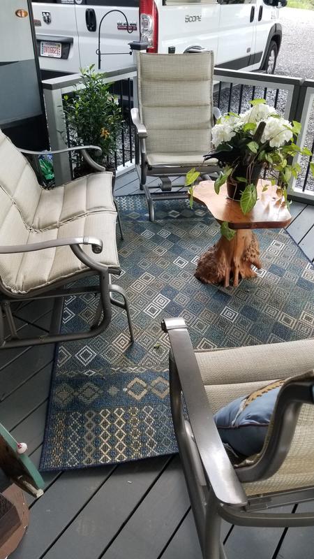 Customer photo for review titled "High quality hard to believe its outdoors"