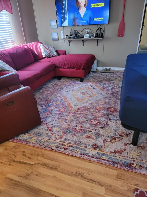 Customer photo for review titled "Beautiful rug"