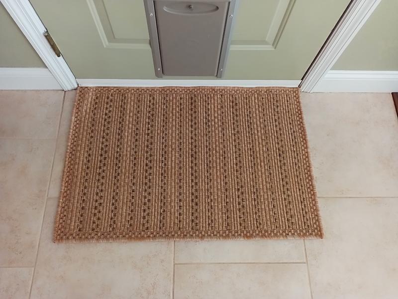 Customer photo for review titled "Great Door Rug"