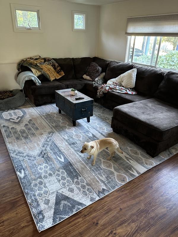Customer photo for review titled "Great Rug!Super cute"